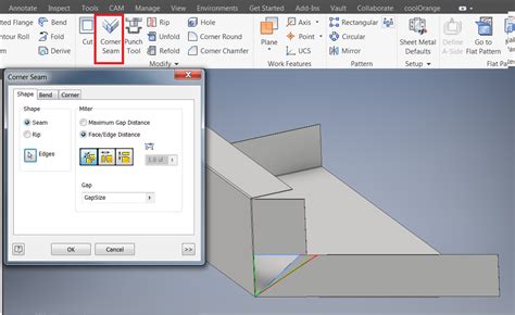 inventor 2022 flange